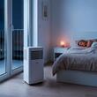 Aparat de aer conditionat portabil, 9000 BTU, 3 moduri  Ventilator, Racire si Dezumidificare, Wi-Fi app Tuya, Telecomanda