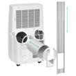 Aparat de aer conditionat portabil cu pompa caldura, 14000 BTU, 4 moduri  Ventilator, Incalzire, Racire si Dezumidificare, Wi-Fi app Tuya