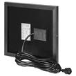 Proiector cu panou solar, IP65, 500 lm, lumina rece 6800K, 6W, cablu 3 m, Telecomanda