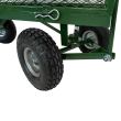 Carucior de gradina Vivatechnix VMD-1007, roti gonflabile, 1100X500X550mm, max.300Kg, 100L