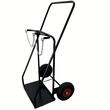 Carucior pentru transportat 2 x butelii gaz, Otel, Max. 180 kg, 67x54x113 cm, platforma 52x57 cm