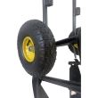 Carucior pentru transportul anvelopelor Vivatechnix VMD-1017, maxim 150kG, negru