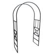 Arcada pentru flori agatatoare, dimensiuni 206x115x49 cm, otel