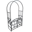 Arcada cu porti pentru flori agatatoare Vivatechnix VMD-1033, dimensiune 207x114x50 cm