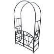 Arcada cu porti pentru flori agatatoare Vivatechnix VMD-1033, dimensiune 207x114x50 cm