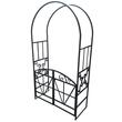 Arcada cu porti, pentru flori agatatoare, dimensiuni 205x115x49 cm, otel