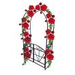 Arcada cu porti pentru flori agatatoare Vivatechnix VMD-1033, dimensiune 207x114x50 cm