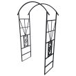Arcada pentru flori agatatoare Vivatechnix VMD-1035, dimensiune 206x114x50 cm