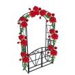 Arcada cu porti pentru flori agatatoare Vivatechnix VMD-1036, dimensiune 206x114x50 cm