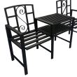 Corp masa si 2 scaune pentru gradina Vivatechnix VMD-1045, metalice, 152x50x83 cm