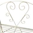 Suport pentru flori Alb, dimensiune 60x30x155 cm, 3 polite, demontabil
