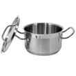 Oala cu capac, uz profesional Yato Gastro 16x9.5cm, Inox alimentar, 1.9 l
