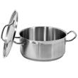 Oala cu capac, uz profesional Yato Gastro 24x11 cm, Inox alimentar, 5 l