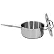 Cratita cu capac si maner, uz profesional Yato Gastro 24x11cm, capacitate 5l, Inox alimentar