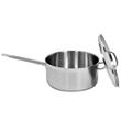 Cratita cu capac si maner, uz profesional Yato Gastro 28x13cm, capacitate 8l, Inox alimentar