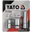Kit 3 chei tubulare Yato YT-17525, pentru pompa de injectie, Cr-V