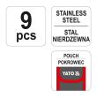 Briceag metalic multifunctional Yato YT-76043, 9 functii 
