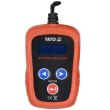 Tester electronic pentru baterii auto 12V, Yato YT-83113, LCD, 200-1200A
