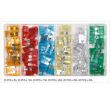 Set 120 sigurante fuzibile auto, standard, Yato YT-83144, cutie transport