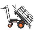 Carucior electric 500 W, 4 x Roti, 36 V, 432 Wh, Capacitate max 300 kg, Basculabil