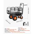 Carucior electric 500 W, 4 x Roti, 36 V, 432 Wh, Capacitate max 300 kg, Basculabil