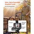Carucior electric 500 W, 4 x Roti, 36 V, 432 Wh, Capacitate max 300 kg, Basculabil