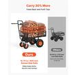 Carucior electric 500 W, 4 x Roti, 36 V, 432 Wh, Capacitate max 300 kg, Basculabil