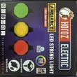 Ghirlanda luminoasa RGB Telecomanda, lungime 18 m, 100-240 V, 24 led-uri, 12 W, IP44, fixare in pamant, perete sau agatare
