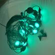 Ghirlanda luminoasa RGB Telecomanda, lungime 18 m, 100-240 V, 24 led-uri, 12 W, IP44, fixare in pamant, perete sau agatare