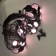 Ghirlanda luminoasa RGB Telecomanda, lungime 18 m, 100-240 V, 24 led-uri, 12 W, IP44, fixare in pamant, perete sau agatare
