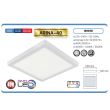 Panou led Arine-40, patrat, lumina naturala, 40W, 50x50cm, 2800 lm