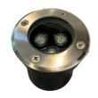 Spot exterior pentru pardoseala Azur-3, Otel inoxidabil, IP67, Led, 3W, 300 lm, lumina naturala, incastrabil