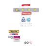 Banda Led multicolora Ren RGB Single Chip, 5m, waterproof IP65, 24W, 12V, 1440 lm