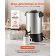 Cafetiera profesionala, 42 cesti 6.3 l, putere 1200 W, Robinet anti-picurare, Control automat temperatura