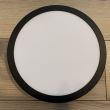 Panou led Caroline-18 Black, rotund, lumina rece 6400k, 18W, diametru 210 mm, 1850 lm, 100-265 V