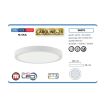 Panou led Caroline-28, rotund, lumina naturala, 28W, diametru 30cm, 1960 lm