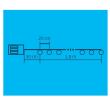 Ghirlanda cu 10 LED-uri, decor glob bumbac, auriu, Home CBL 10/GD, alimentare baterii