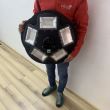 Lampa stradala solara Combat-250, Li-Ion, 250W, 2400 lm, senzor de miscare, IP65, 6400K, Telecomanda