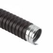 Tub flexibil, copex metalic Strend Pro, izolatie PVC, diametru 9 mm, Negru, 50m, galvanizat