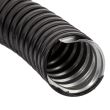 Tub flexibil, copex metalic Strend Pro, izolatie PVC, diametru 26 mm, Negru, 25m, galvanizat