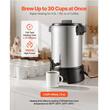 Cafetiera profesionala, 30 cesti 4.5 l, putere 1200 W, Robinet anti-picurare, Control automat temperatura