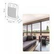Radiator ceramic, Home FK 29, negru, 1800W, 2 trepte incalzire