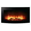 Semineu electric de perete FKK 17, 2 trepte de incalzire 1000/2000 W, Led, Telecomanda 