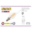Bec cu filament Led, Filament Flame-4, putere 4 W, 320 lm, 2700k