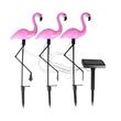 Set 3 lampi solare Strend Pro Premium, Flamingo, dimensiune 19x6x52 cm, 1xAA