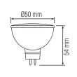 Bec Led Fonix-6, 175-250V, 6W, 390lm, 3000K lumina calda, GU5.3