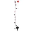 Ghirlanda luminosa solara Haushalt, cu 10 lampioane fotbal, LED, lumina calda, 510 cm