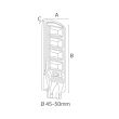 Lampa solara pentru iluminat stradal Grand-300, 1567 lm, 6400K, IP65, telecomanda, senzor miscare