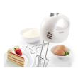 Mixer de mana Home HG KM 17, putere 250 W, 5 viteze + Turbo, Alb