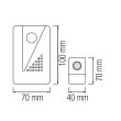 Sonerie fara fir, distanta de acoperire 150 m, 60 dB, Lord HL 452, alimentare baterie